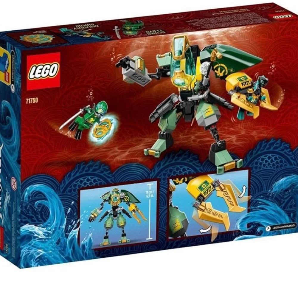 NEW RETIRED UNOPENED BOX LEGO NINJAGO Lloyd's Hydro Mech 71750 Building Kit